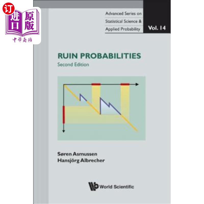 海外直订Ruin Probabilities (Second Edition) 破产概率（第二版）