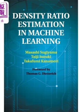 杉山将 机器学习中的密度比估计 Density Ratio Estimation in Machine Learning 英文原版 Masashi Sugiyama【中商原版】