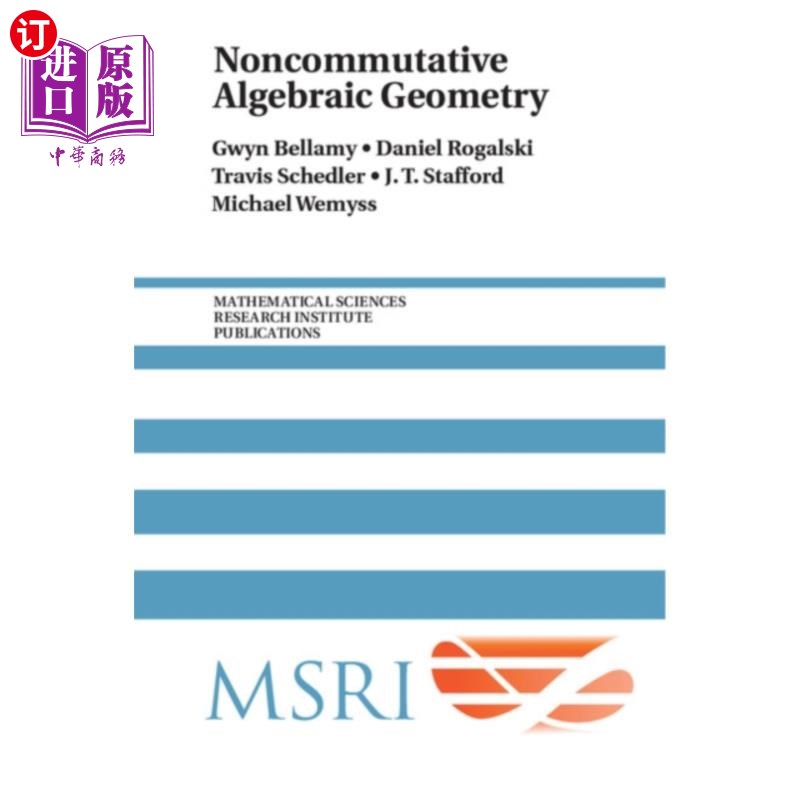 海外直订Noncommutative Algebraic Geometry 非对易代数几何