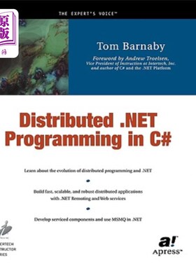 海外直订Distributed .Net Programming in C# c#中的分布式。net编程