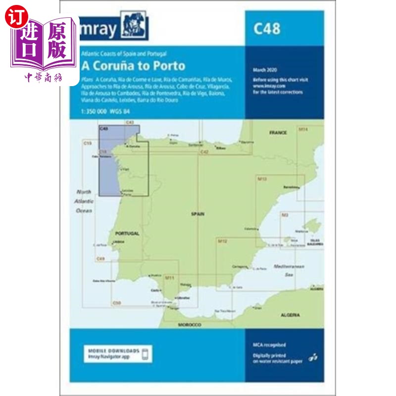 海外直订Imray Chart C48 Imray图表C48