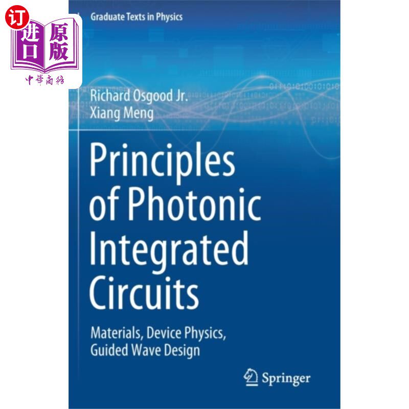 海外直订Principles of Photonic Integrated Circuits 光子集成电路原理“,