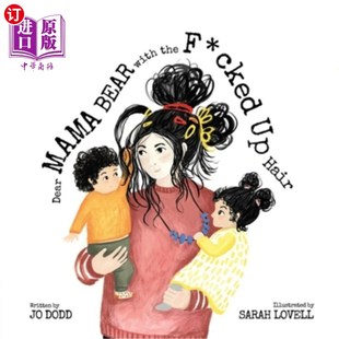 Mama 海外直订Dear Hair 头发乱糟糟 with 熊妈妈 Bear the 亲爱 cked