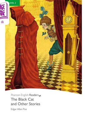 Pearson English 黑猫The Black Cat and Other Stories 培生英语分级读物3级 初中-高中 蓝思值630L中心词1200【中商原版】