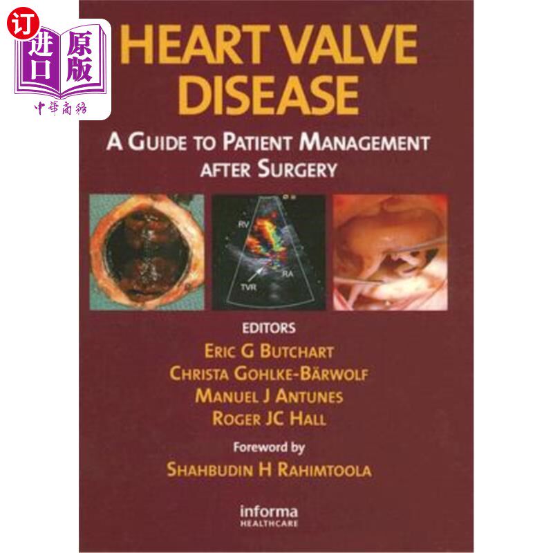 海外直订医药图书Heart Valve Disease: A Guide to Patient Management After Surgery 心脏瓣膜疾病:手术后患者管理指南