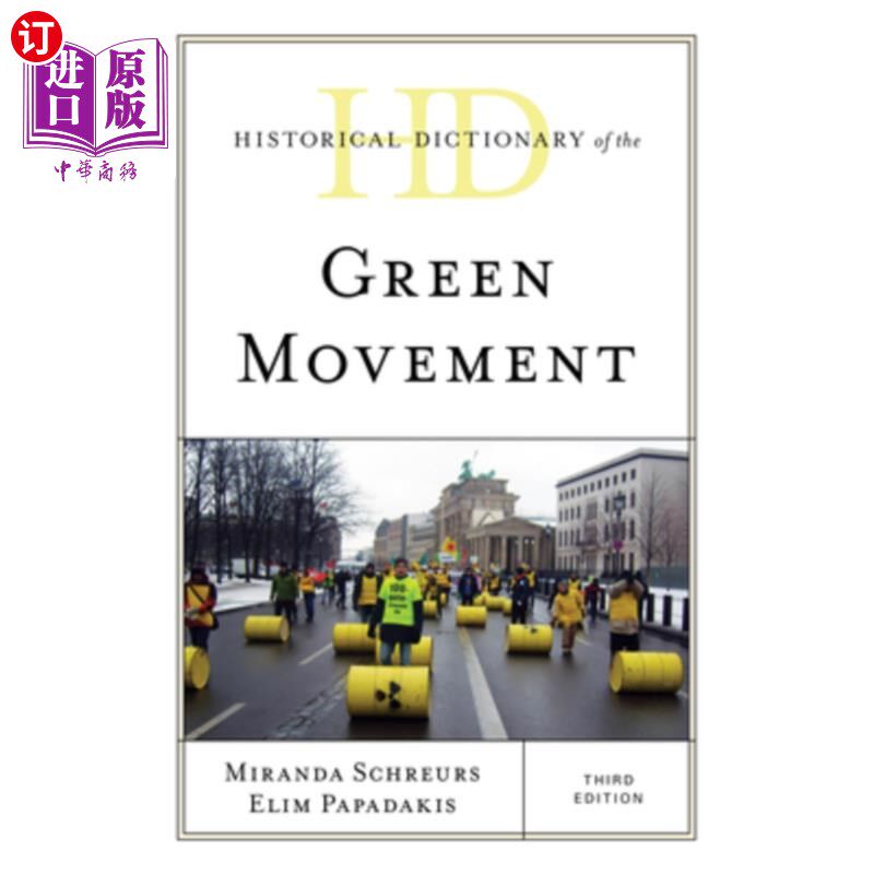 海外直订Historical Dictionary of the Green Movement 绿色运动历史词典