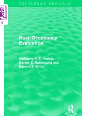 海外直订Post-Occupancy Evaluation (Routledge Revivals) 入住后评估(劳特利奇重建)