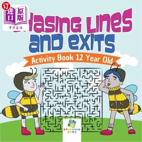 海外直订Chasing Lines and Exits Activity Book 12 Year Old 追线和退出活动书12岁