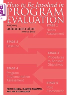 海外直订How to Be Involved in Program Evaluation: What Every Adminstrator Needs to Know 如何参与项目评估:每个管理员需要