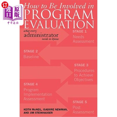 海外直订How to Be Involved in Program Evaluation: What Every Adminstrator Needs to Know 如何参与项目评估:每个管理员需要