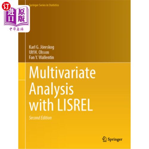 海外直订Multivariate Analysis with Lisrel 使用Lisrel进行多变量分析