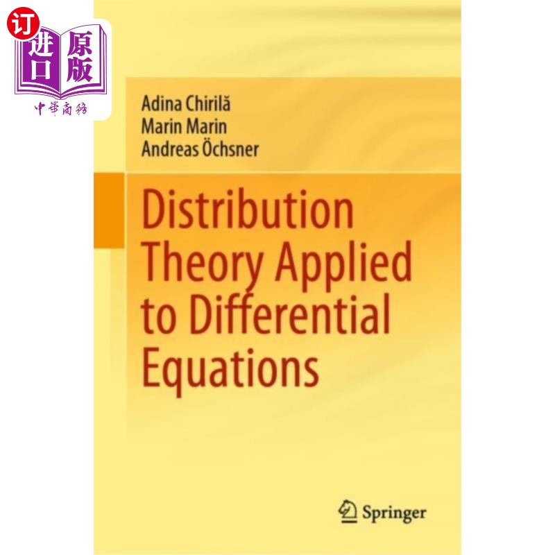 海外直订Distribution Theory Applied to Differential Equa... 分布理论在微分方程中的应用