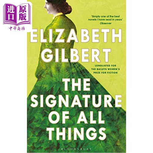 [英文原版]The Signature of All Things伊丽莎白吉尔伯特小说