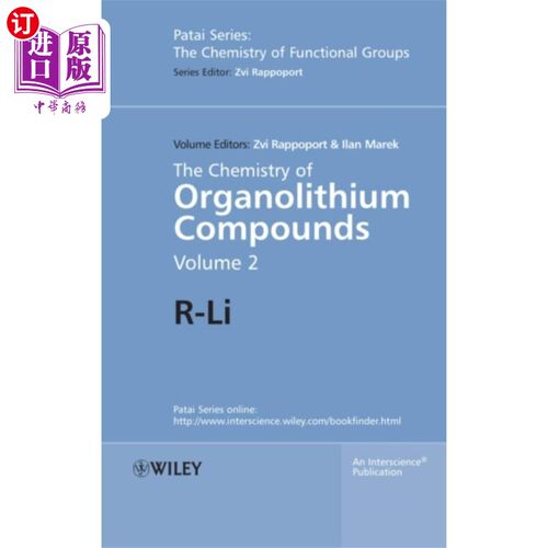 海外直订Chemistry of Organolithium Compounds 有机锂化合物化学