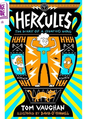 赫拉克勒斯 英雄日记 Hercules 1 Hercules the Diary of a (Sort of) Hero 英文原版 插图丰富的幽默小说故事【中商原版】