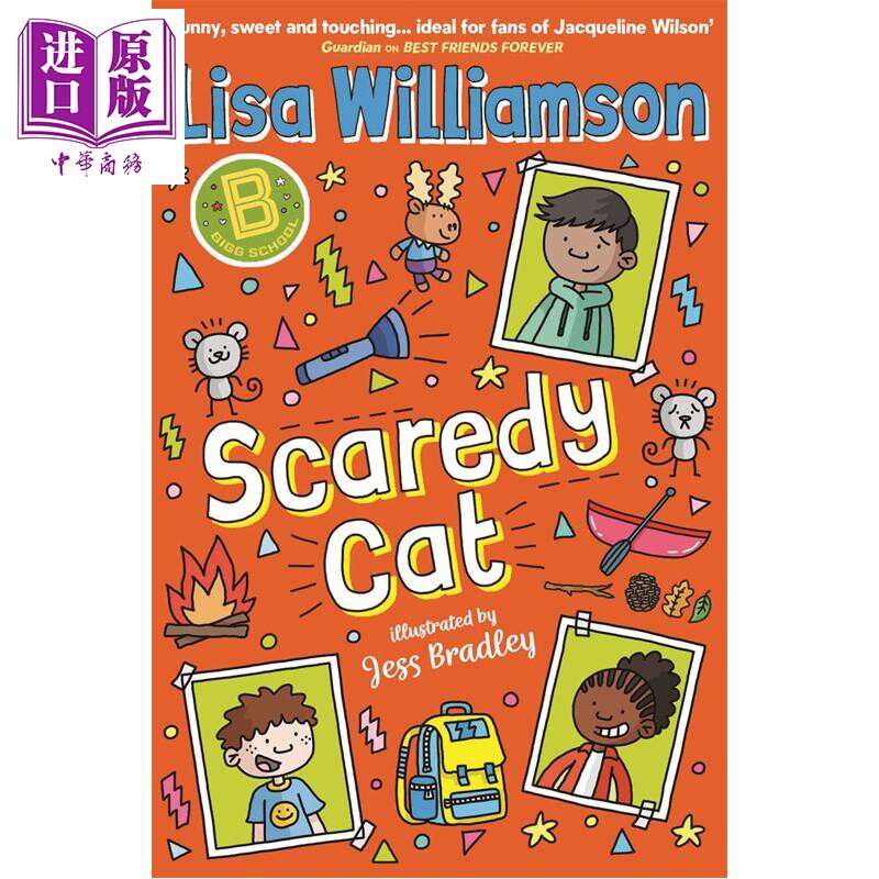预售 比格学校 胆小的猫咪 校园幽默 Bigg School Scaredy Cat 英文原版 Lisa Williamson 青少年校园小说【中商原版】