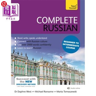 海外直订Complete Russian Beginner to Intermediate Course 完成俄语初级到中级课程