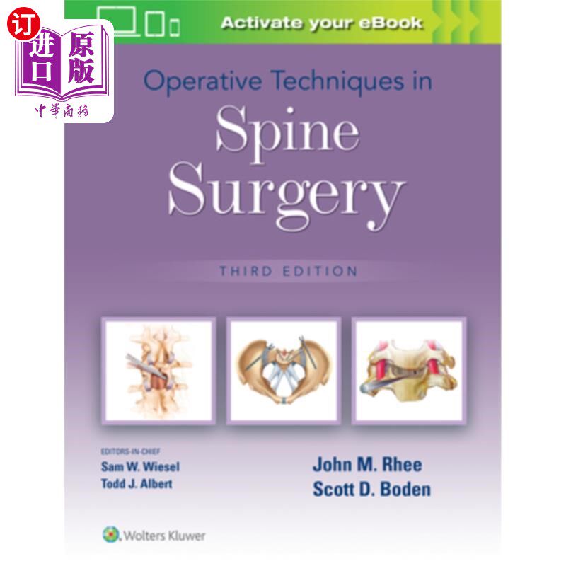 海外直订医药图书Operative Techniques in Spine Surgery 脊柱外科手术技术“，
