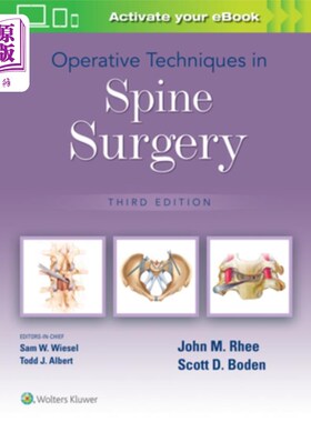 海外直订医药图书Operative Techniques in Spine Surgery 脊柱外科手术技术“，