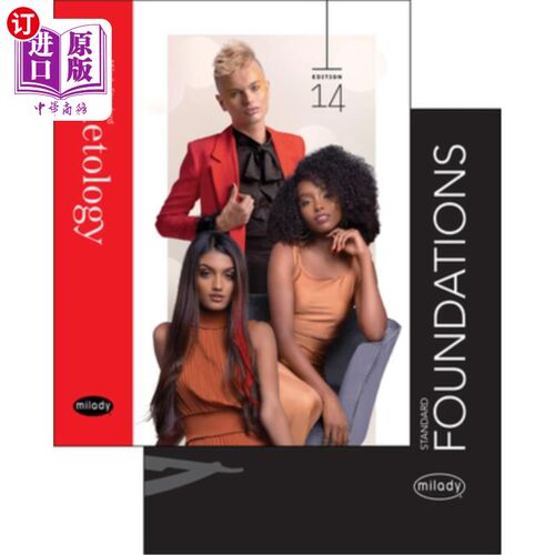 海外直订医药图书Milady's Standard Cosmetology with Standard Foundations (Hardcover) 米拉迪标准粉底美容(精装版)
