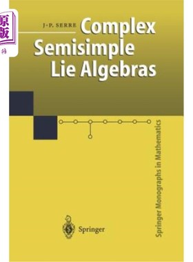 海外直订Complex Semisimple Lie Algebras 复半单李代数