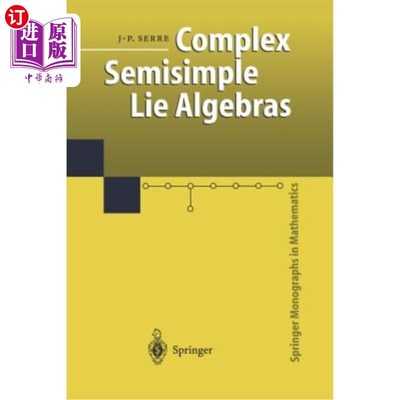 海外直订Complex Semisimple Lie Algebras 复半单李代数