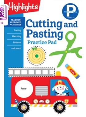 海外直订Preschool Cutting and Pasting 学龄前剪切和粘贴