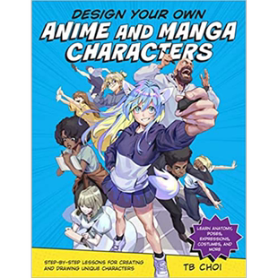 Design Your Own Anime and Manga Characters 进口艺术 设计自己的动漫角色【中商原版】