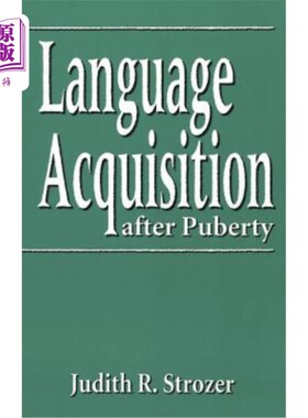 海外直订Language Acquisition After Puberty 青春期后语言习得