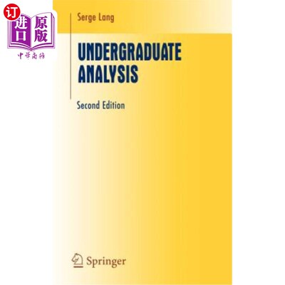 海外直订Undergraduate Analysis 本科分析