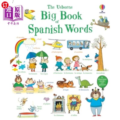 海外直订Big Book of Spanish Words 西班牙语词汇大全