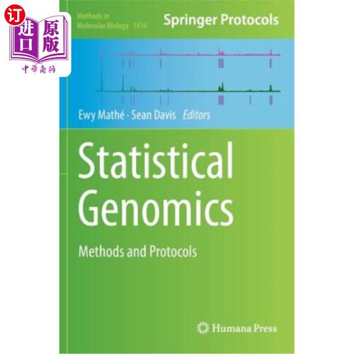 海外直订医药图书Statistical Genomics: Methods and Protocols 统计基因组学：方法和方案