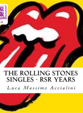 海外直订The Rolling Stones Singles - RSR Years 滚石乐队单曲- RSR Years