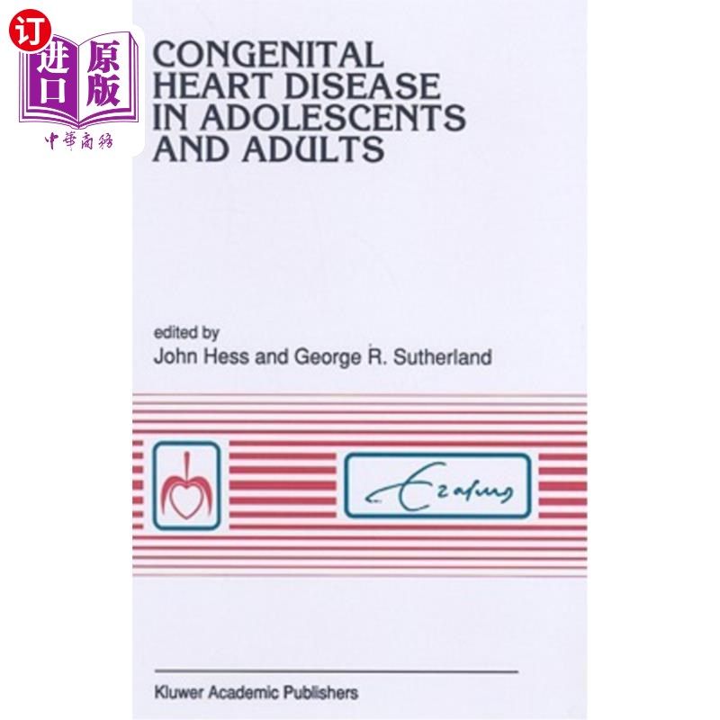 海外直订医药图书Congenital Heart Disease in Adolescents and Adults 青少年和成人的先天性心脏病