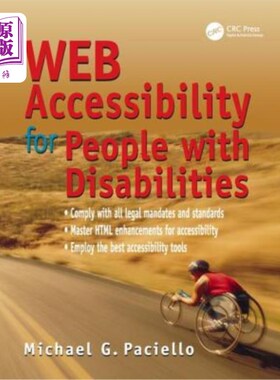 海外直订Web Accessibility for People with Disabilities 残疾人的无障碍性