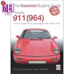 海外直订Porsche 911 (964): Carrera 2, Carrera 4 and Turbocharged Models 1989 to 1994 保时捷911 (964):C