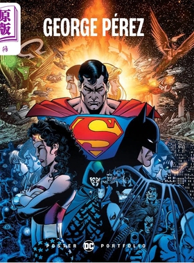 DC Poster Portfolio: George Perez 进口艺术 DC海报合集：乔治·佩雷斯 漫画插画原画设定集【中商原版】