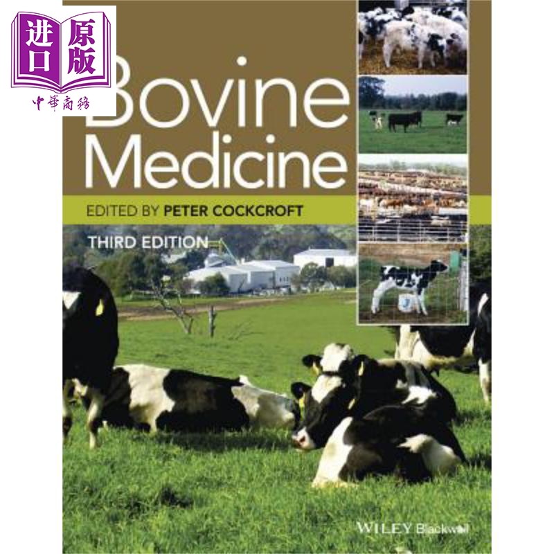 现货 牛科动物医学 第3版 Bovine Medicine Peter Cockcroft 英文原版【中商原版】Wiley