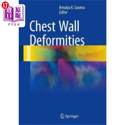 海外直订医药图书Chest Wall Deformities 胸壁畸形