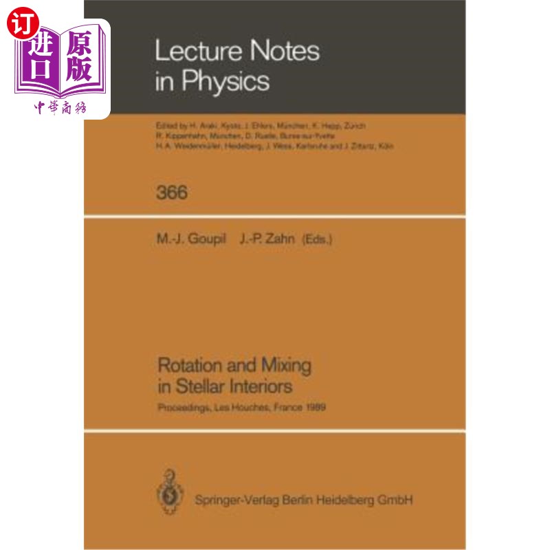 海外直订Rotation and Mixing in Stellar Interiors: Proceedings of the Workshop Frontiers  恒星内部结构的旋转与混合：