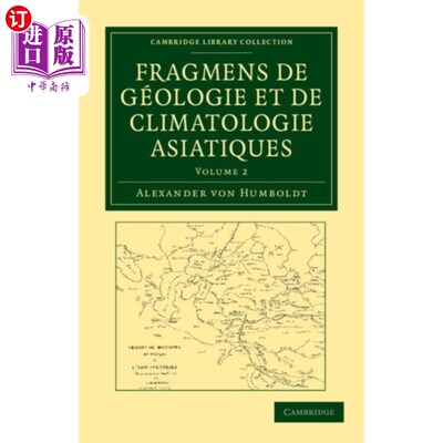 海外直订法语 Fragmens de geologie et de climatologie Asiatiqu... 亚洲地质和气候学的碎片