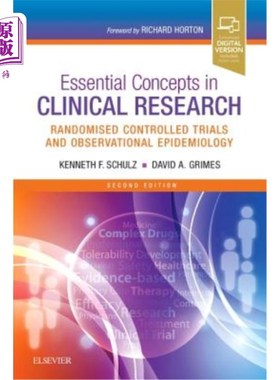 海外直订医药图书Essential Concepts in Clinical Research: Randomised Controlled Trials and Observ 临床研究的基本概念