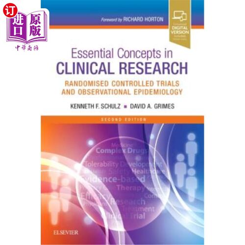 海外直订医药图书Essential Concepts in Clinical Research: Randomised Controlled Trials and Observ 临床研究的基本概念