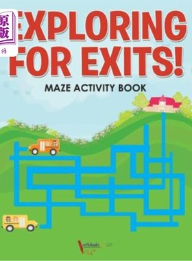 海外直订Exploring for Exits! Maze Activity Book 探索出口!迷宫活动手册