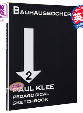 Paul Klee Pedagogical Sketchbook 进口艺术 保罗·克利教学写生：包豪斯之书【中商原版】