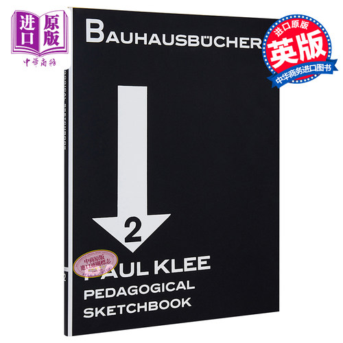 Paul Klee Pedagogical Sketchbook 进口艺术 保罗·克利教学写生：包豪斯之书【中商原版】