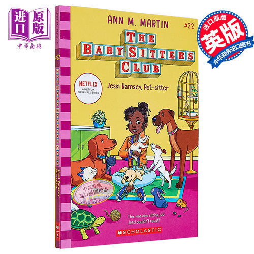 保姆俱乐部小说22 Jessi Ramsey Pet Sitter the Baby Sitters Club 22 英文原版 Ann M Martin【中商原版】