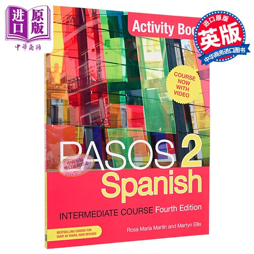 Pasos 2 Fourth Edition Spanish Intermediate Course Activity Book 成人西班牙语课程 Pasos 2 第四版 练习册【中商原版】