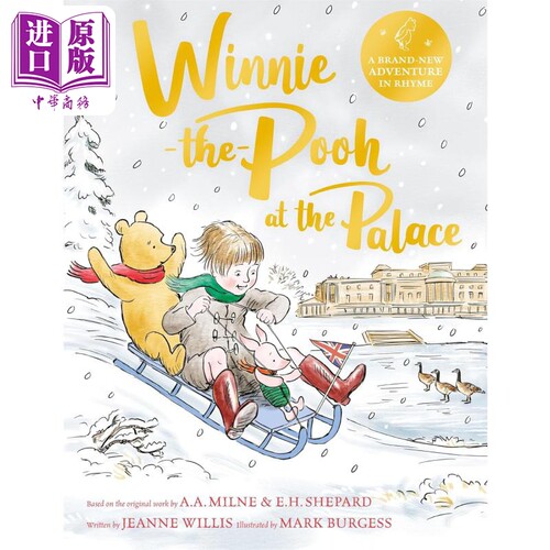 维尼在宫殿 Winnie-the-Pooh at the Palace 英文原版 儿童绘本故事书 精装绘本 进口小初文学 小熊维尼的故事【中商原版】