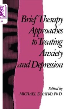 海外直订医药图书Brief Therapy Approaches to Treating Anxiety and Depression 治疗焦虑和抑郁的简单治疗方法